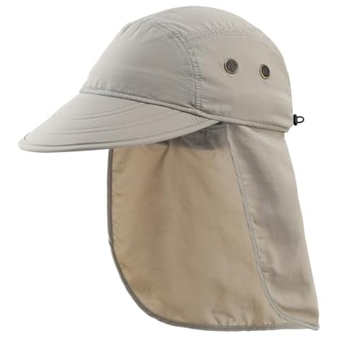 Decentron Men's Lightweight Sun Hat with Neck Flap Cover