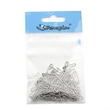 100Pcs Quick Change Snap In Acciaio Inox Gancio Connettore Blocco Snaps Rig Per La Pesca A Mosca Lure Attrezzatura Accessorio
