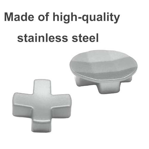 Image of 13 in1 Metal Thumbsticks Accessories for Xbox Elite Controller Series 2 Core, Replacement Paddles Parts Repair Kit for Elite Series 2 Core Controller with 6 Swap Joystick, 4 Paddles,2 D-Pads,1 Tool(Silver) [video game]