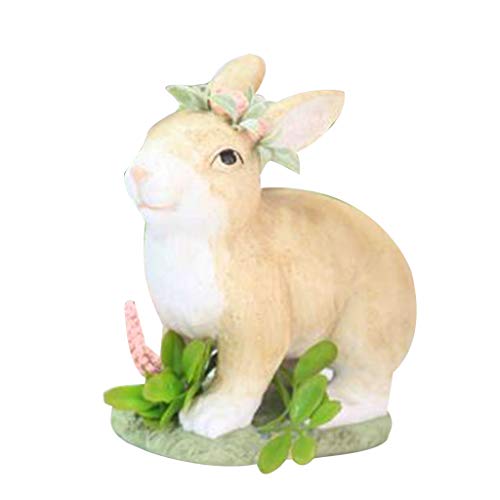 Statue de jardin en résine de Pâques décorative assise et debout
