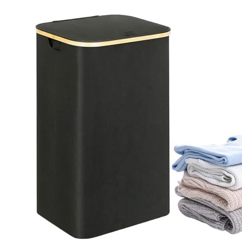 Cesta de lavandería sucia, bandeja de ropa extraíble equipada con una bolsa – Cesta de ropa plegable – para habitación de niños, cuarto de baño, dormitorio armario compartido esquina de apartamento