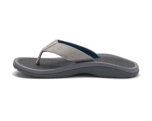 Image of Sanuk On the Rocks Men's Beach Sandals | Flip Flops for Men | Quick Dry Flip-Flop Slides | Supportive & Lightweight | Arch Support Footbed
