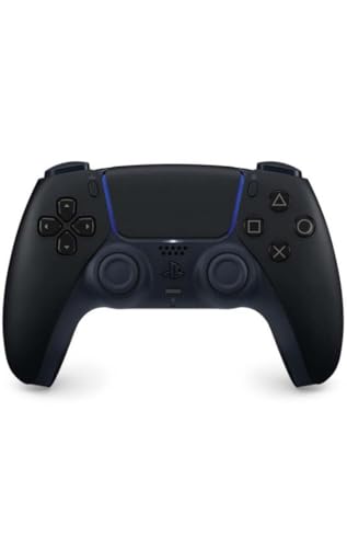 Sony, Manette PlayStation 5 officielle DualSense, Sans fil, Batterie rechargeable, Bluetooth, Compatible avec PS5 et PC, Couleur : Midnight Black