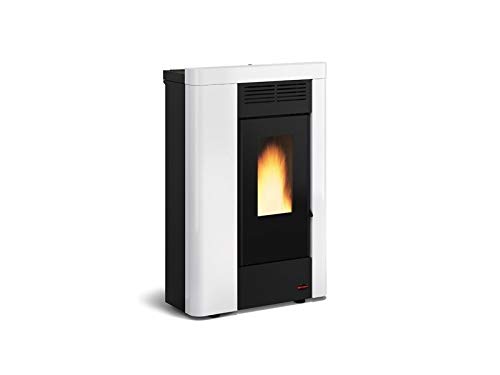 Stufa a Pellet Nordica Extraflame Annabella Canalizzata 9 kW (Bianco)