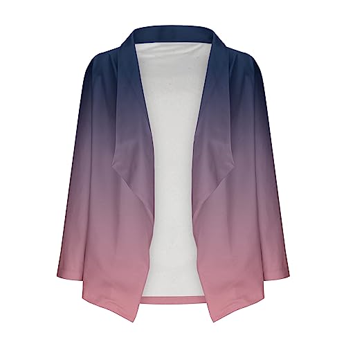 Roupas de outono para mulheres com gola xale, blazer feminino, frente aberta, paletó, roupas feminin