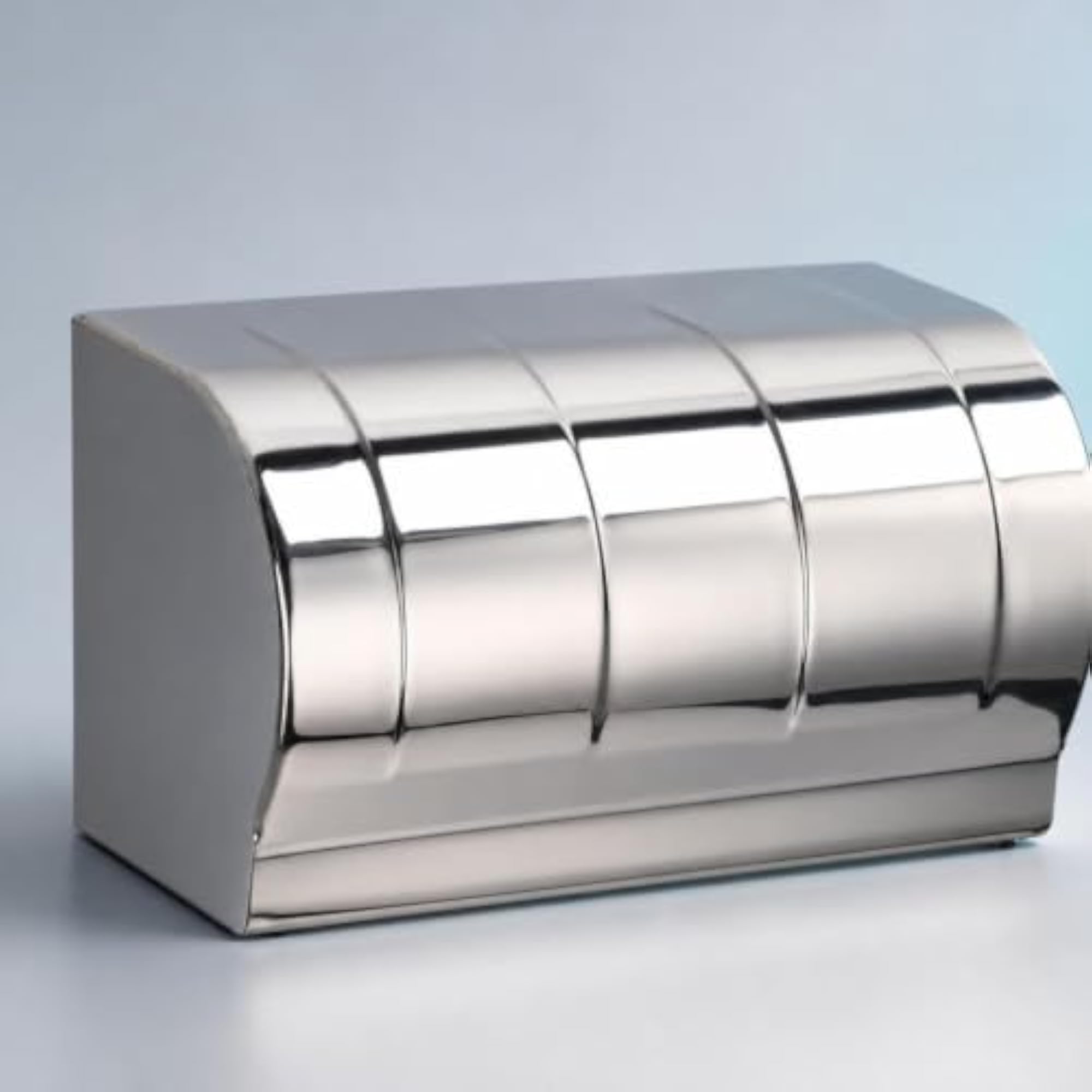 Wall-Mounted Toilet Roll Holder with Shelf