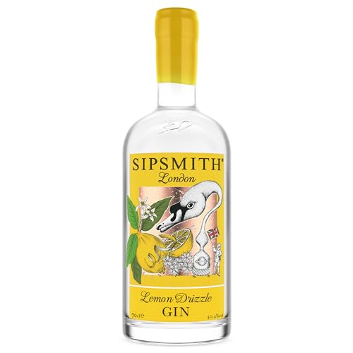 Sipsmith Lemon Drizzle Gin I Frische Zitrusnoten, kombiniert mit feinem Wacholdergeschmack I 40.4% I 700ml Einzelflasche