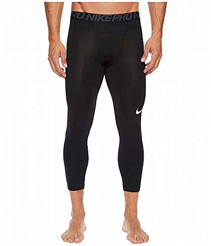 Nike Men's Pro 3qt Tight (Black/Anthracite/White, Medium)