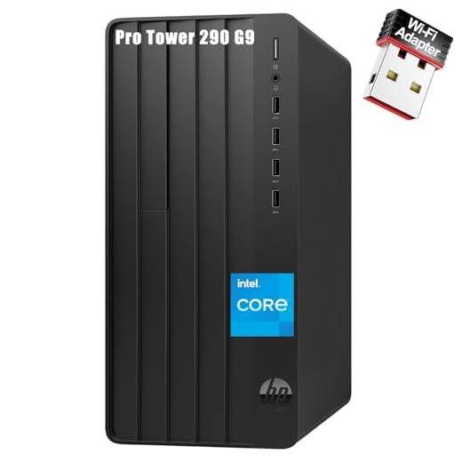 HP Desktop Computer Tower PC, Intel Quad-Core I3-13100, 16GB RAM, 512GB SSD | WiFi Adapter, VGA, HDMI, RJ-45, Mouse Included, Windows 11 Home, Ideal for Home Office, Business & Student