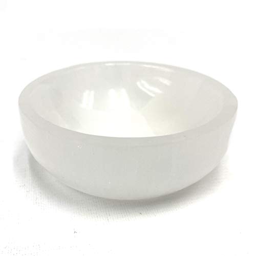 Large Ceremonial Selenite Bowl 5.5