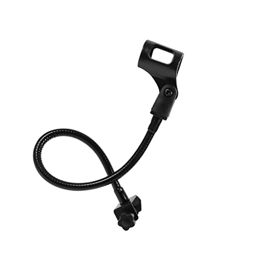 ERINGOGO マイクスタンド マイクラック マイクアーム session mic stand mic arm マイクホースホルダー 鉄のマイク収納ラック マイク棚 ペイント Black