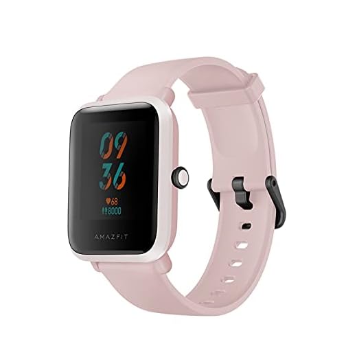 Amazfit Bip S Smartwatch Reloj Inteligente Fitness Rastreador con Monitor cardíaco y Gimnasia batería útil de 40 días duración Sumergible 5 ATM Bluetooth 5.0 / BLE Andriod iOS (Rosa)