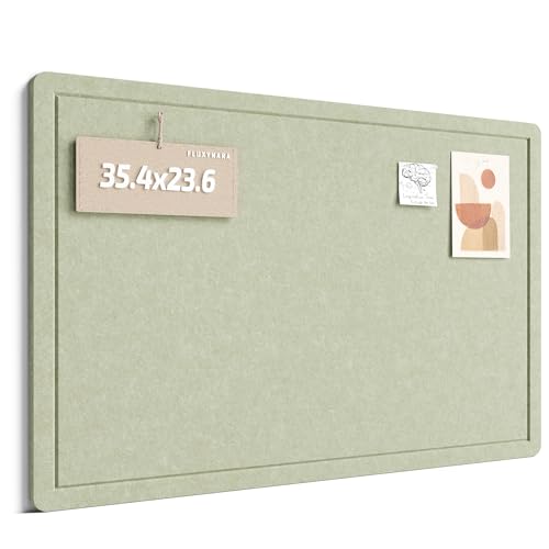 Fluxynara Felt Bulletin Board,35.4"x23.6", Sage