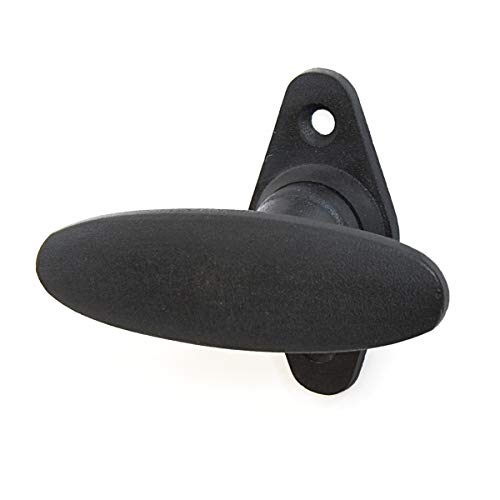 Antik Fenstergriff, klassisch historische Fensterolive, Gusseisenoptik, schwarz, Modell FO Alexanderplatz - handgefertigt nach historischem Vorbild Cover