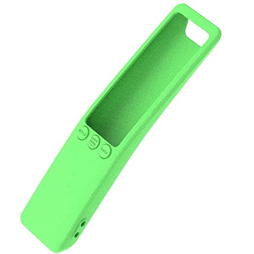 Image of Oboe Sikai Silicone Case Compatible with Samsung BN59-01312A QLED 8K 4K Smart TV Remote Shockproof Protective Remote Cover Skin-Friendly Anti-Slip Anti-Lost with Remote Loop (B-Glow in Dark Green)