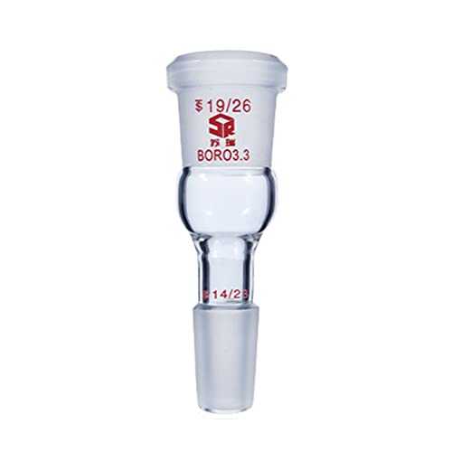 Joint en verre adaptateur droit 19/26 pour verrerie de laboratoire 14/23