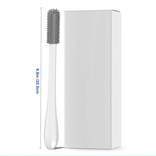 SXOVO Reinigungsbürste für Masturbator Männer, 22.5cm Sex Toy Cleaner für Taschenmuschi Sexpuppe Torso Fake Vagina Anal Tunnel Reinigung, Zubehör für Männer Sex Sexspielzeug