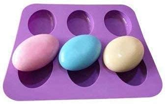 SMELLO - 3D Multi Cavity Mold - 6 Oval Shape for Handmade Decorating for Chocolate, Candle & Soaps Making-image-23
