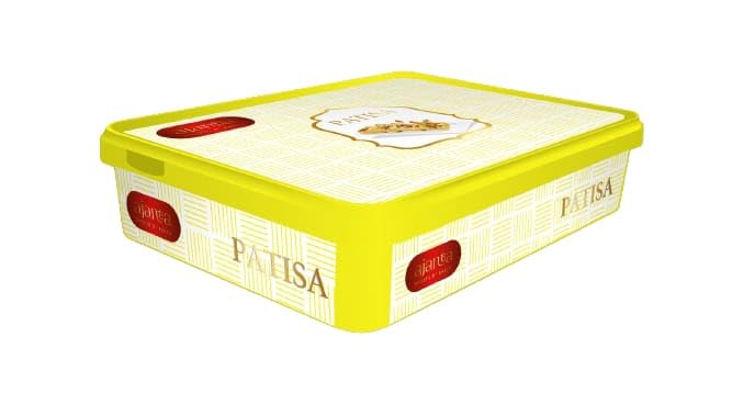 Ajanta Sweets Bareilly Special Patisa Sweet | Soan Papdi Sweets 100% pure desi ghee Peparations (Pack of 1kg)