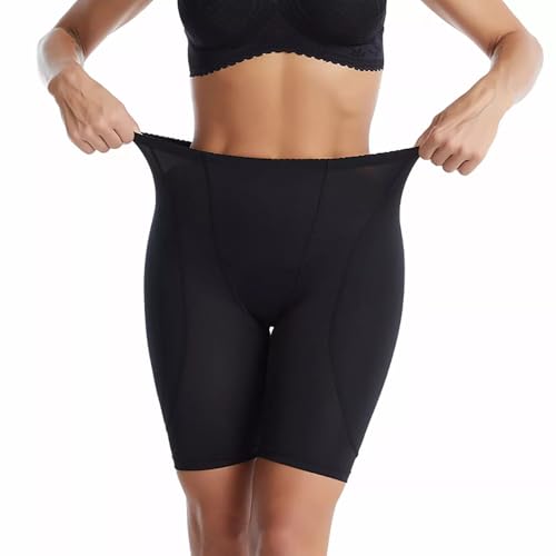 Image of Women Thigh Slimmer with mid Waist and Fake Buttocks Removable Padded's Body Sculpting Shaping Panties