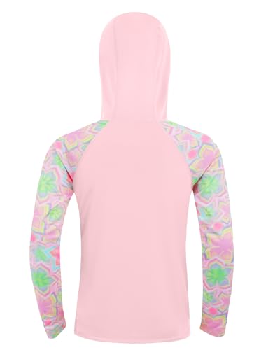 Image of Boys Rash Guard Swim Hoodie, Kids Long Sleeve Sun Fishing Shirts