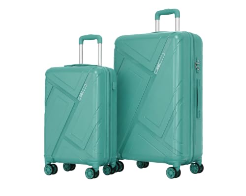 Image of Safari Regentt Hard Sided Polyproplyene Luggage| Securi Anti-Theft Zipper | Recessed Combination Lock | 8 Wheels | Lightweight Check-in & Cabin Trolley Bags |