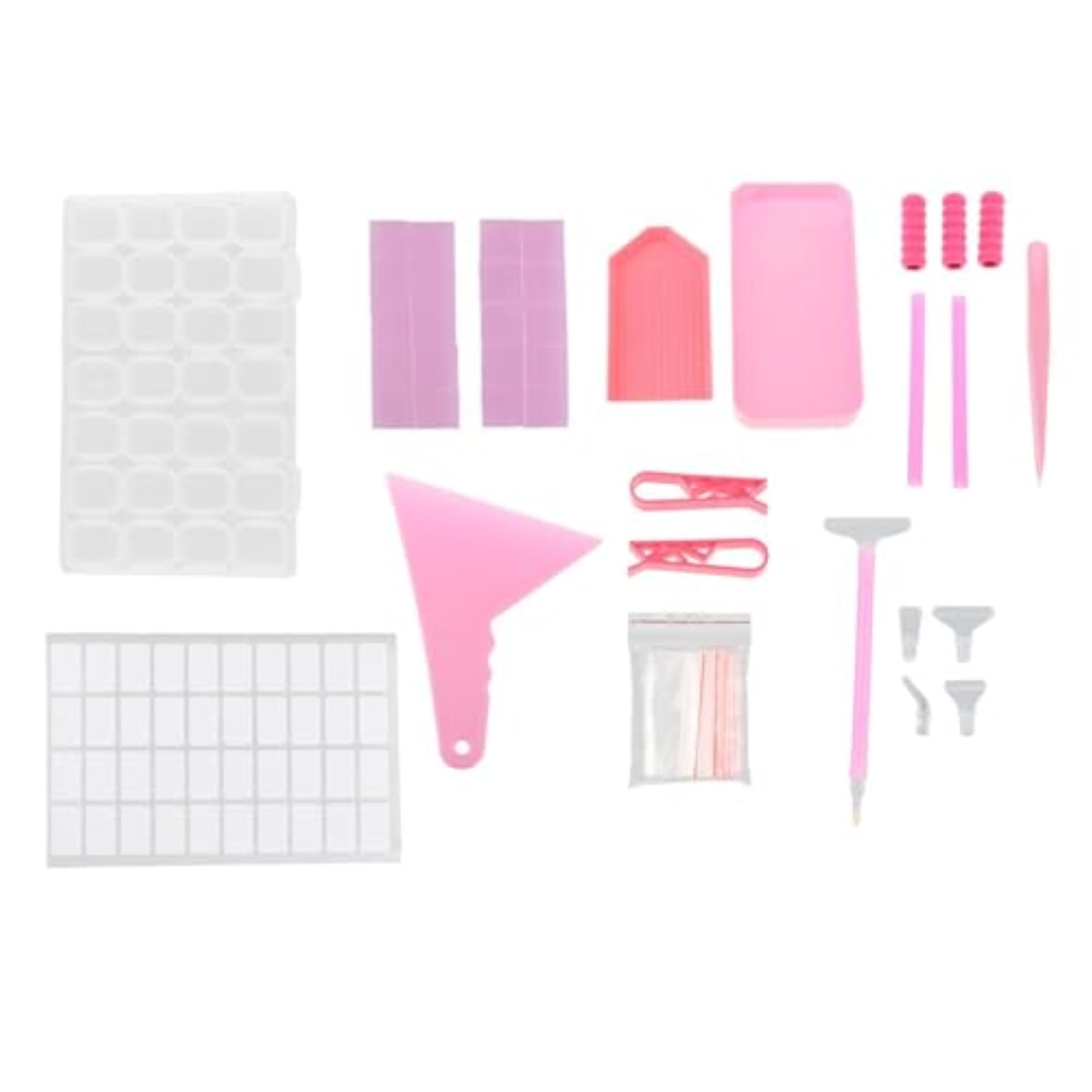 Diamond DIY Art Tools and Accessories for Cross Stitch, 59 Pieces