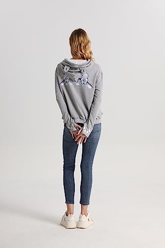 Image of ALYC Unisex Hoodies Pet Holder Cat Dog Large Pouch Carriers Pullover with Cat Printing Sweatshirt