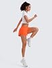 Shorts de running con abertura y tiro alto CRZ YOGA, 3 pulgadas 8