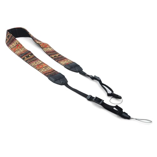 Image of Nocs Provisions Woven Tapestry Strap, Binocular & Camera Reinforced Universal Wide Shoulder & Neck Strap for Men & Women