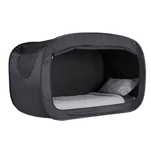 Tente de lit filet respirant pour adulte avec auvent escamotable intérieur