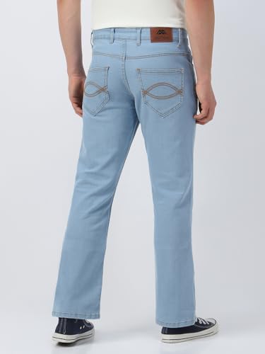 Image of Neostreak Men's Washed Bootcut Jeans Stretchable