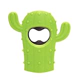  KOOK TIME Abrebotellas con un Diseño Divertido y Original de Cactus  Abridor de Botellas de Silicona y Acero Inoxidable, Color Verde