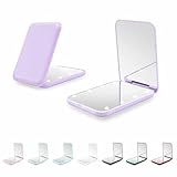 Kakuje Compact Mirror, 1X/3X Magnification LED Pocket Mirror with Nternal...