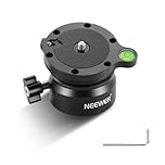 NEEWER Tripod Leveling Base (⌀50mm) Camera Leveler, Bubble Level Aluminum Adjusting Plate with 1/4" 3/8" Mounting Screw Tripod Head Compatible with Canon Nikon Sony DSLR Camera Camcorder, GM11