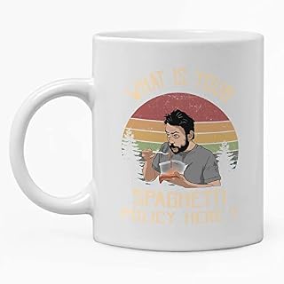 Angeline Always Sunny in Philadelphia Frank Reynolds Charlie Kelly What is Your Spaghetti Policy Here Circle Funny Vintage Mug