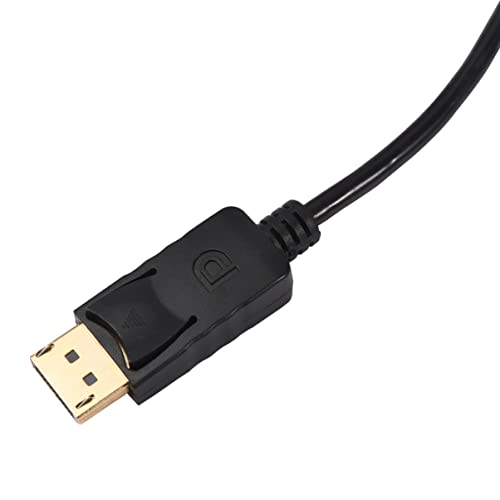 Kombiuda Cable Black Video Converter Display To Adapter High Definition Port #TOP6