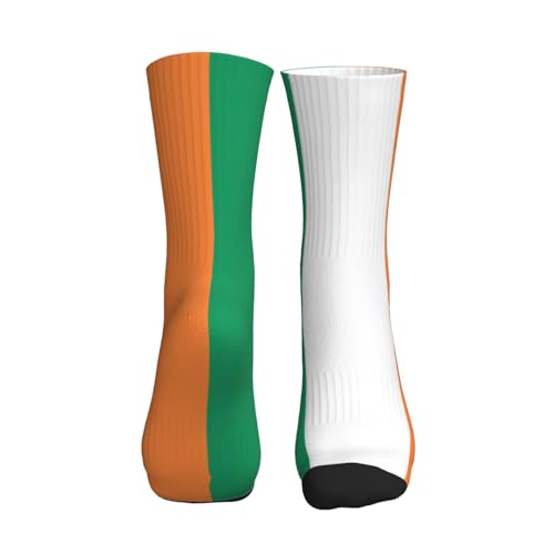 Irish Flag Women Men Mid Tube Crew Socks Athletic Running Socks Sport Wicking Suitable Gym Hiking2