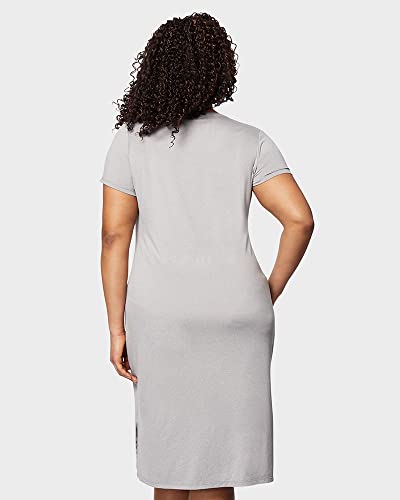 Image of 32 DEGREEES Women's Cool T-Shirt Dress | Moisture Wicking | Ultra-Soft | Anti - Odor | Side Slits