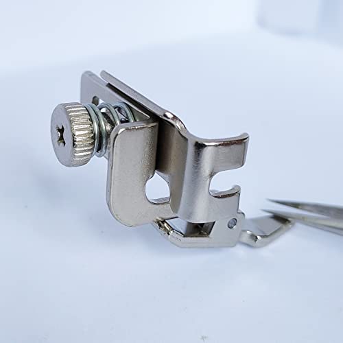 Prensatelas ajustable para cremalleras de máquina de coser miniatura 4
