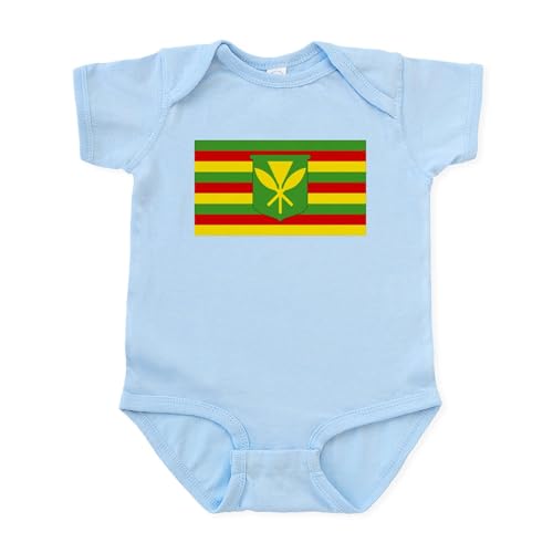 Image of CafePress Kanaka Maoli Flag Infant Bodysuit Cute Infant Bodysuit Baby Romper