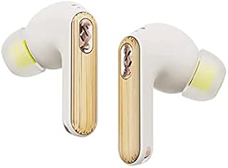Marley House of Redemption ANC 2 - Kabellose In Ear Bluetooth Kopfhörer, aktive Geräuschunterdrückung, 24h Spielzeit, In-Ear Sensoren, mit App Cremefarben, One Size, EM-DE031-CE, Cream