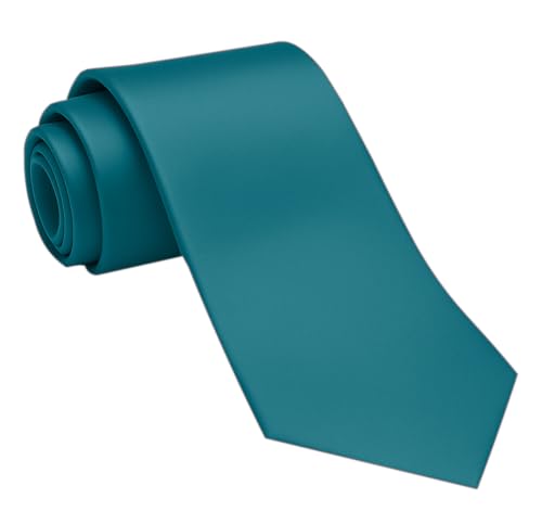 Image of Dibi Solid Color Ties for Men, Formal Mens Ties, Neck Tie, Classic Tie for Boys Women Teens, Wedding Business Costume Necktie