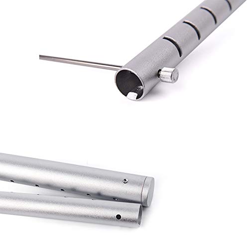 KKmoon Churrasqueira portátil de aço inoxidável Grelha compacta dobrável para churrasco Mini-bolso G