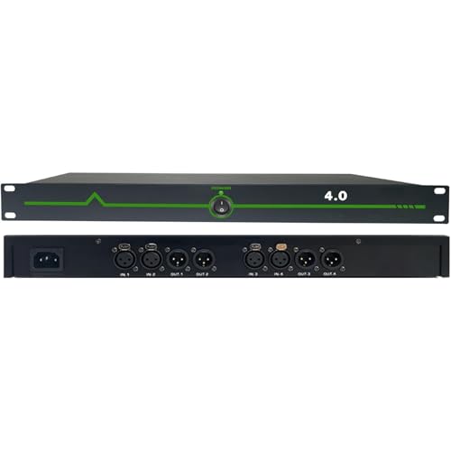 Professional Anti-Howling Frequency Shifter, 12-Band Feedback Suppressor with Quad-Core DSP, Automatic Howling Control for Stage Performance