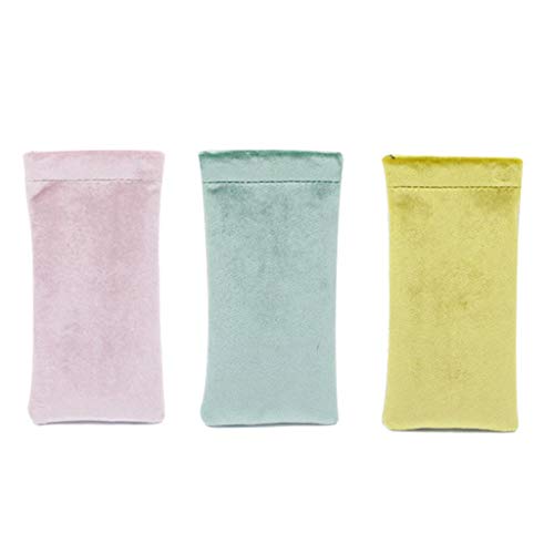 kowaku 3 óculos, estojo de óculos com fecho de apertar na parte superior para