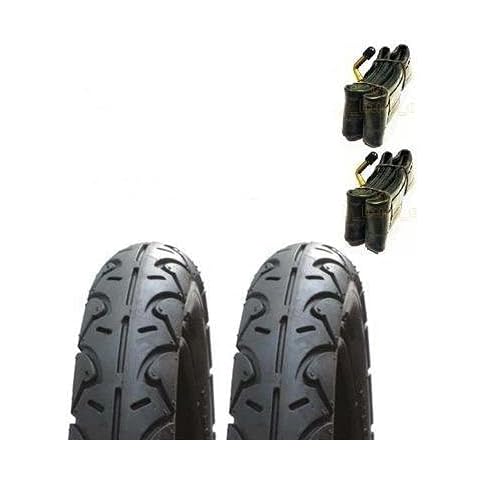 2 Pram Tyres and 2 Tubes for Bebecar Cover