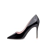 Bequem und langlebig: Die High-Heels sind äußerst bequem. Sie passen sich gut an die Fußkurve an. Die Gummisohle ist verschleißfest, während die Innensohle bequem und von hoher Qualität ist. Die präzise Verarbeitung ermöglicht es Ihnen, stilvoll auszusehen und sich gleichzeitig wohl zu fühlen. Die perfekte Verarbeitung verleiht den Schuhen ein modisches Aussehen. Sie sind ein absolutes Muss im Schuhschrank, da sie gut zu jeder Jahreszeit passen.
