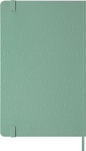 Moleskine Classic Ruled Notebook, With Hard Cover and Elastic Closure, Sage Green, Large Format 13 x 21 cm - Image 2