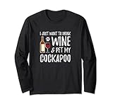 Photo Gallery camicia da vino e cockapoo divertente cane mamma o cane papà idea regalo maglia a manica Photo Gallery camicia da vino e cockapoo divertente cane mamma o cane papà idea regalo maglia a manica